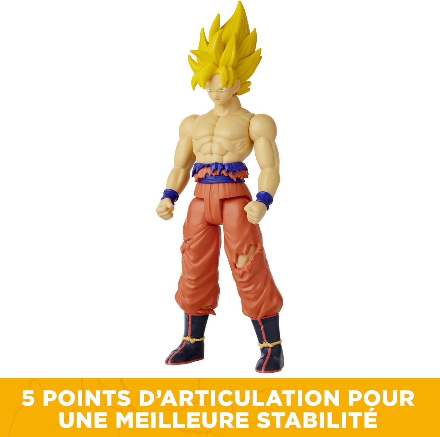 Thumbnail 4 de Bandai Dragon Ball Figurine géante Limit Breaker - Goku Super Saiyan Battle Damage (30 cm) – Licence Officielle