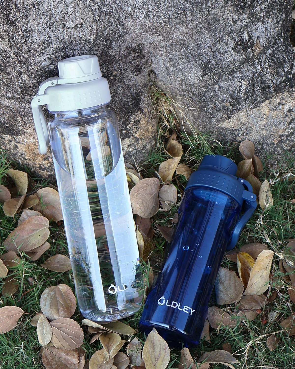 Thumbnail 5 de OLDLEY 1L BPA-free Tritan water bottle with screw lid and carry loop (clear)