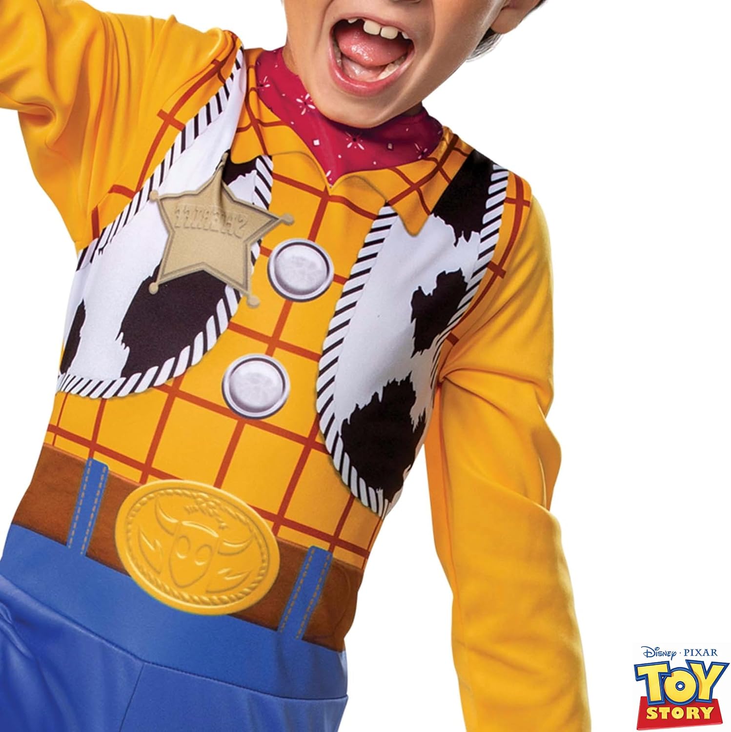Thumbnail 6 de Disney Officiel Costume Woody Enfant – Déguisement Toy Story (7-8 ans) avec Chapeau