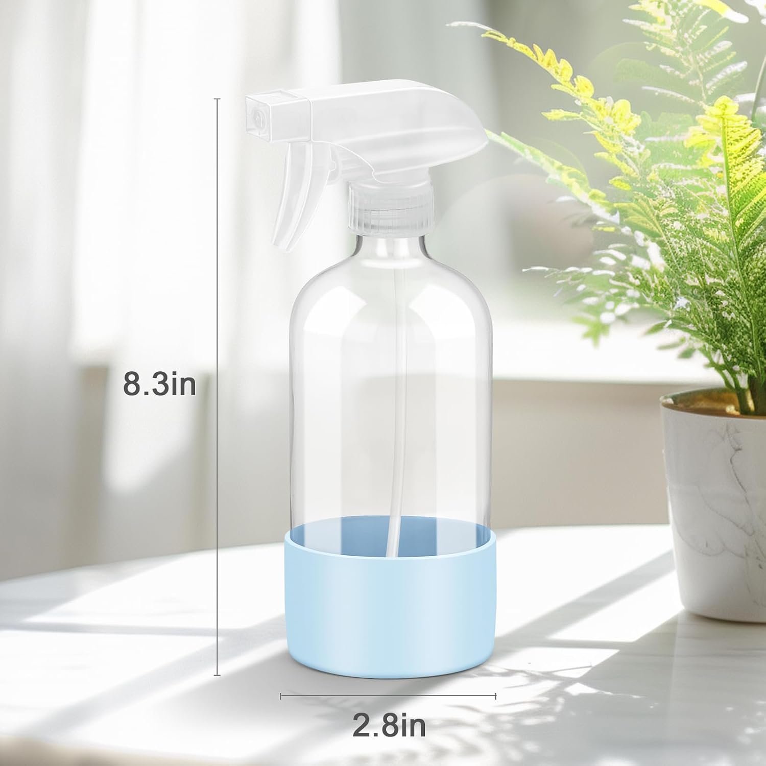 Thumbnail 3 de Worldgsb Glass Spray Bottles 16 oz with Silicone Sleeve