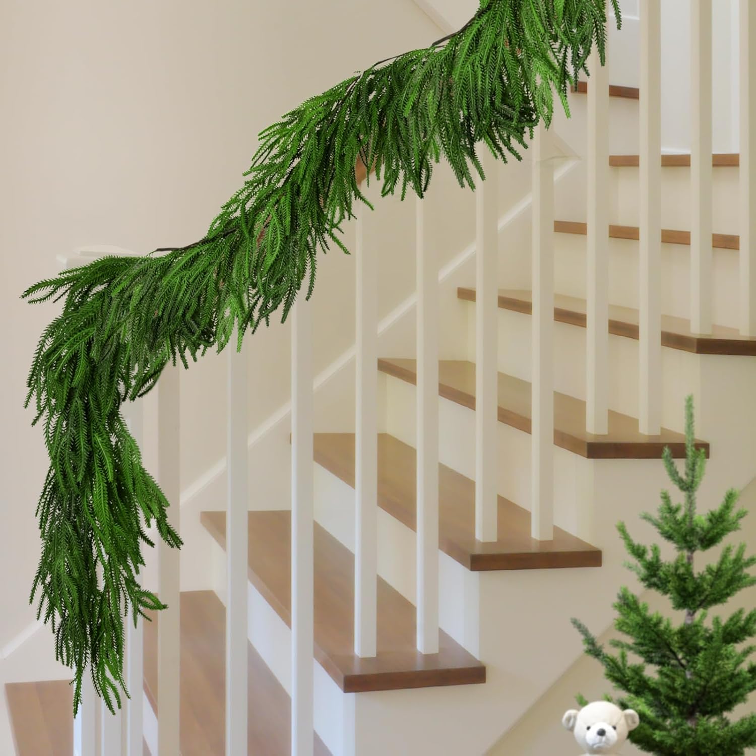 6 Ft Norfolk Pine Garland for Christmas 🎄
