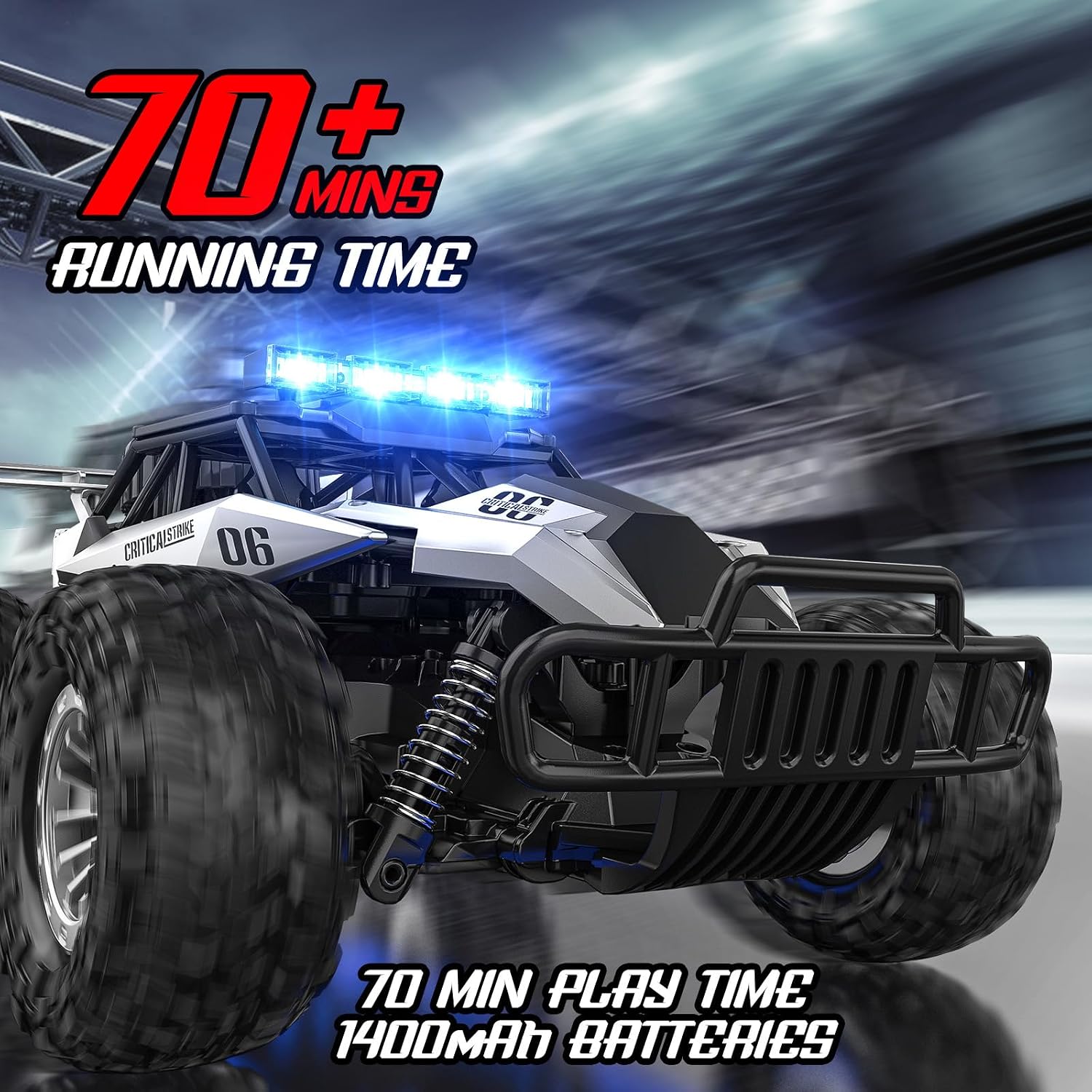 Thumbnail 2 de BLUEJAY 1809 1:12 RC Monster Truck, 33 km/h, LED Lights