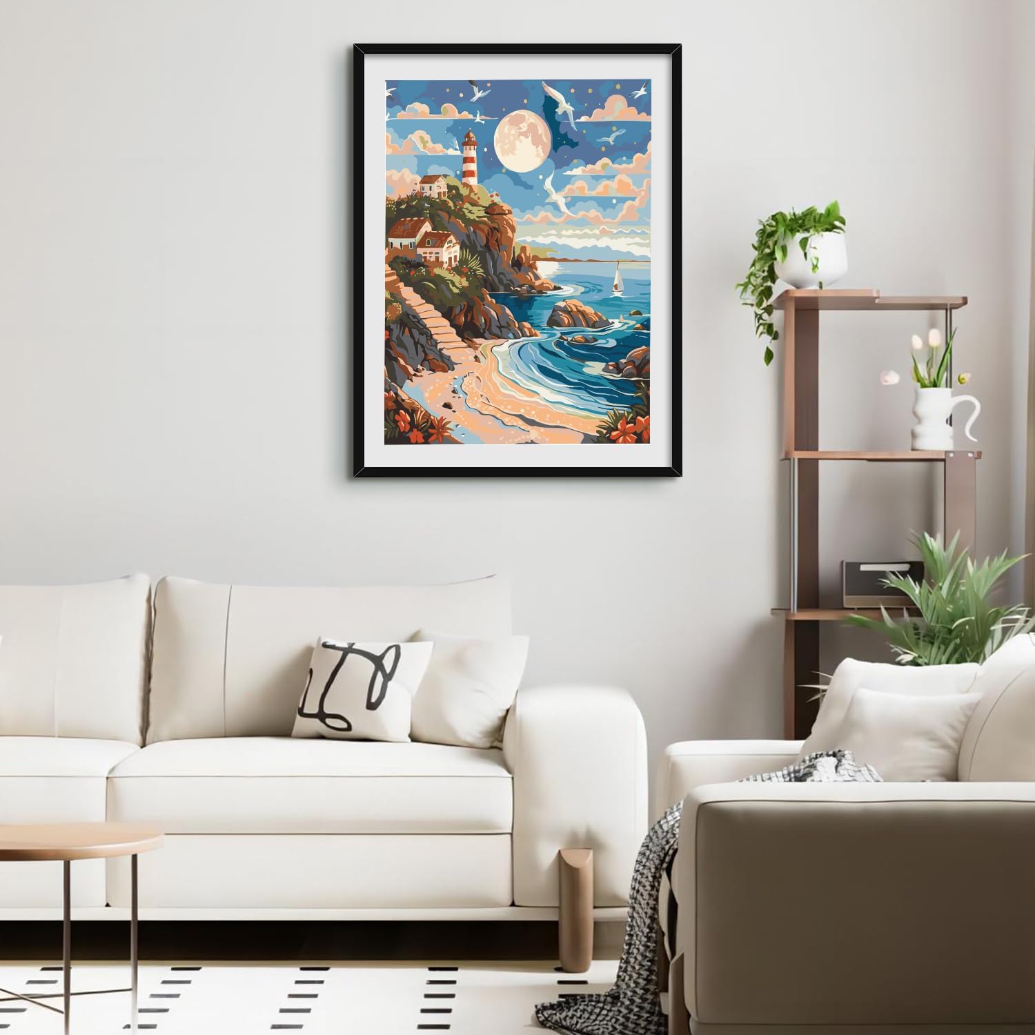 Thumbnail 3 de jieyisier Malen nach Zahlen 40 x 50 cm 🎨