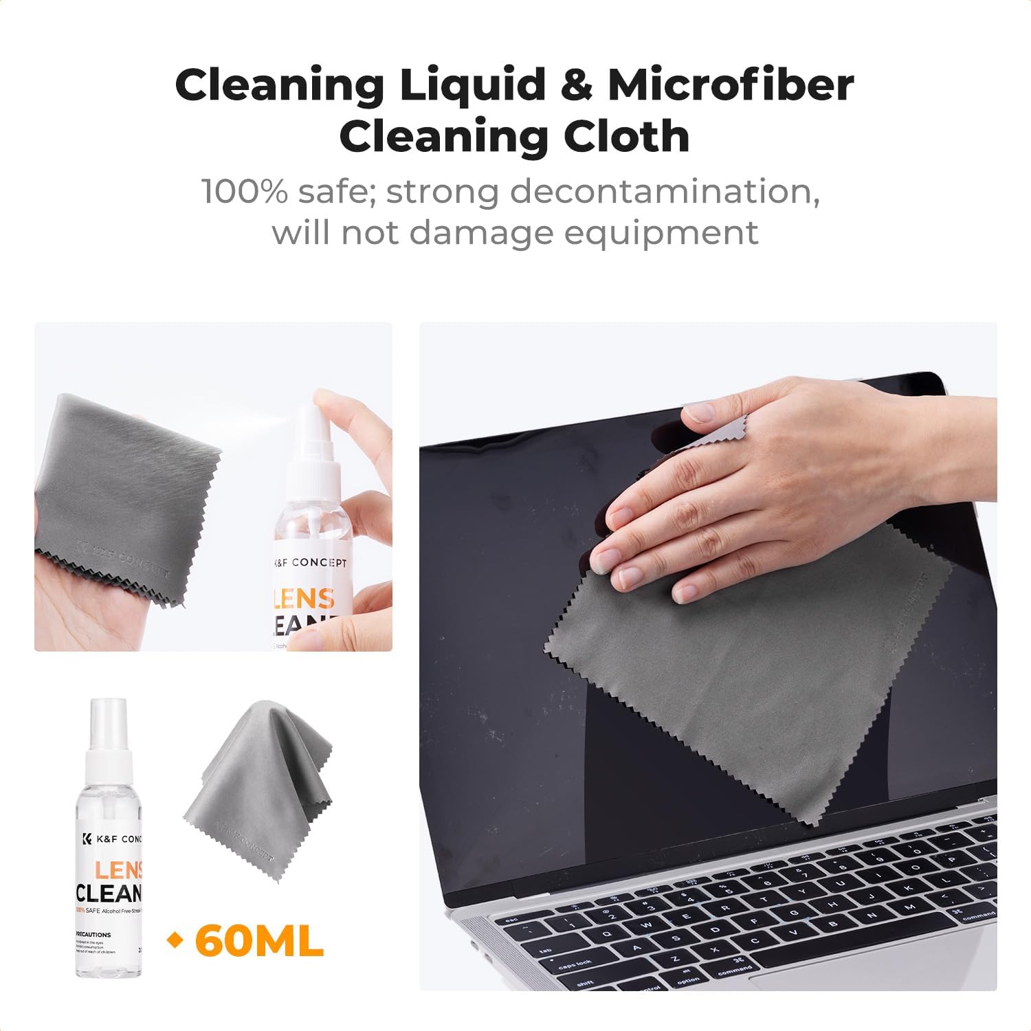 Thumbnail 1 de K&F Concept 6-in-1 Laptop Keyboard Cleaner Kit – All-in-One Screen Cleaning Set