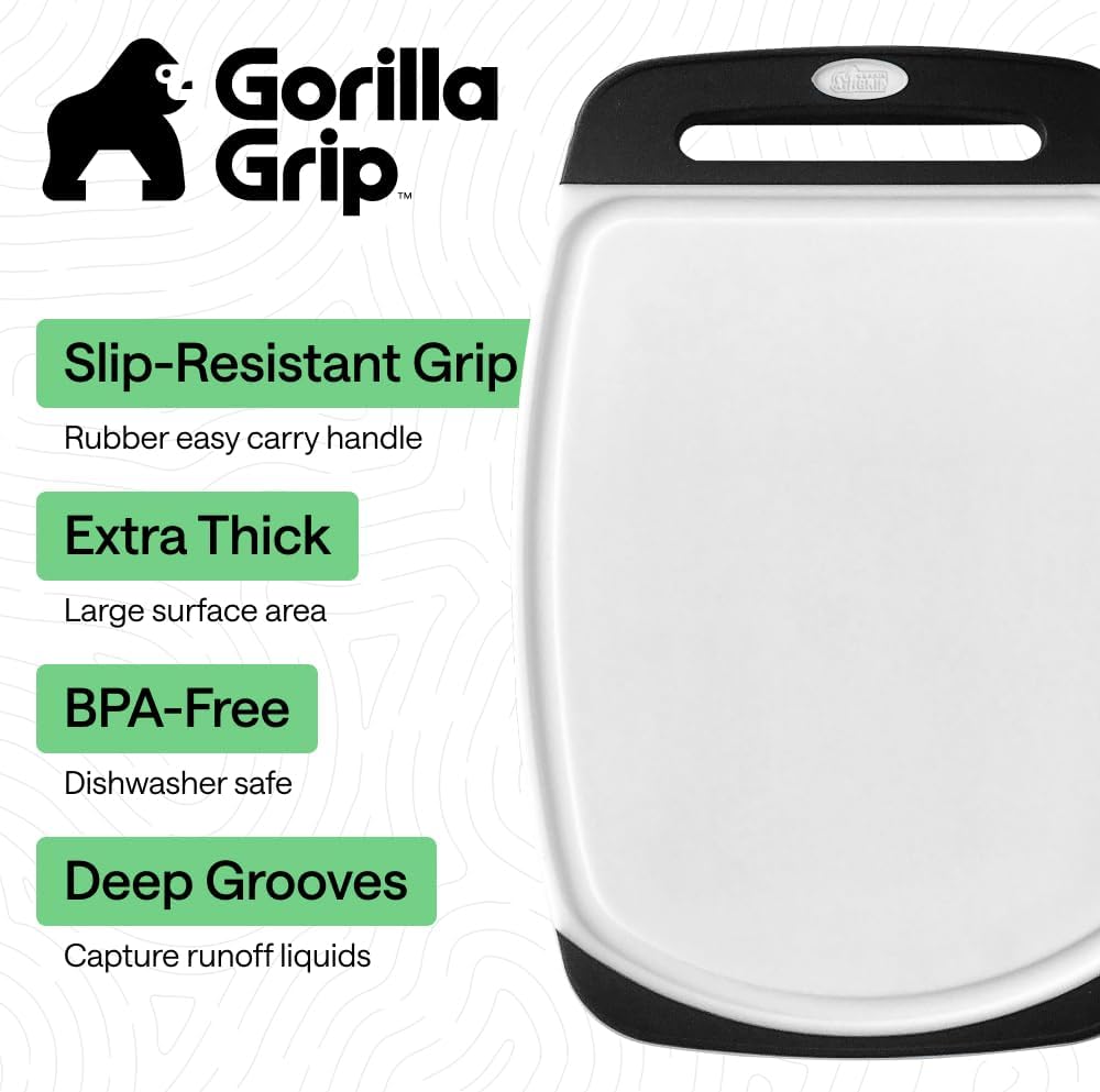 Detalle 2 de GORILLA GRIP Reversible Cutting Board 16x11.2 in 🔪
