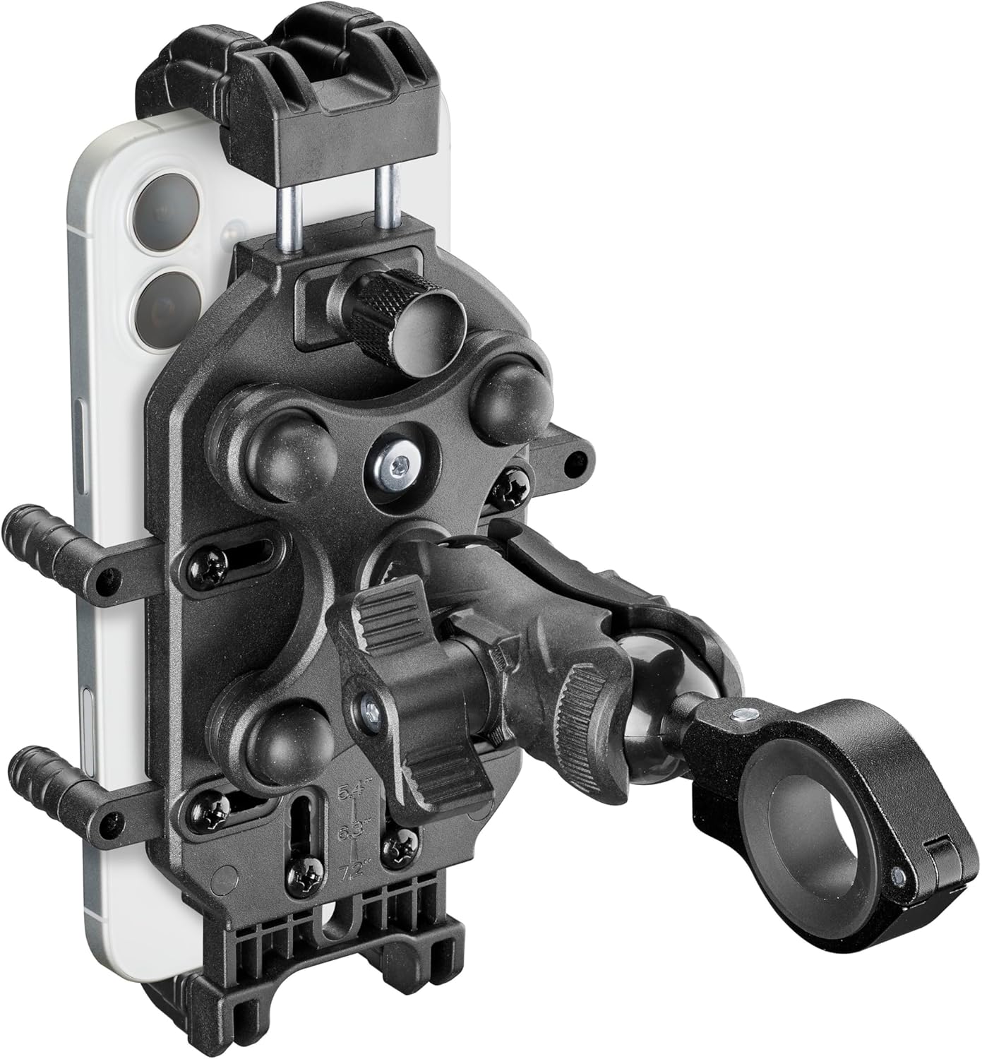 Detalle 2 de Interphone - Support Crab Rugged Pro avec antivol: support guidon universel pour smartphone 5,4" à 7,2