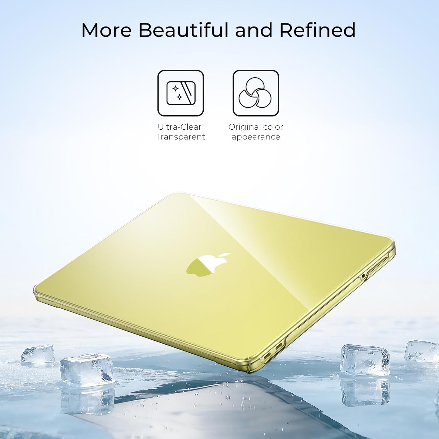Detalle de EooCoo Neo Case 13-inch for 2026 MacBook Neo A3404 (A18 Pro) – Ultra-thin Transparent Shell