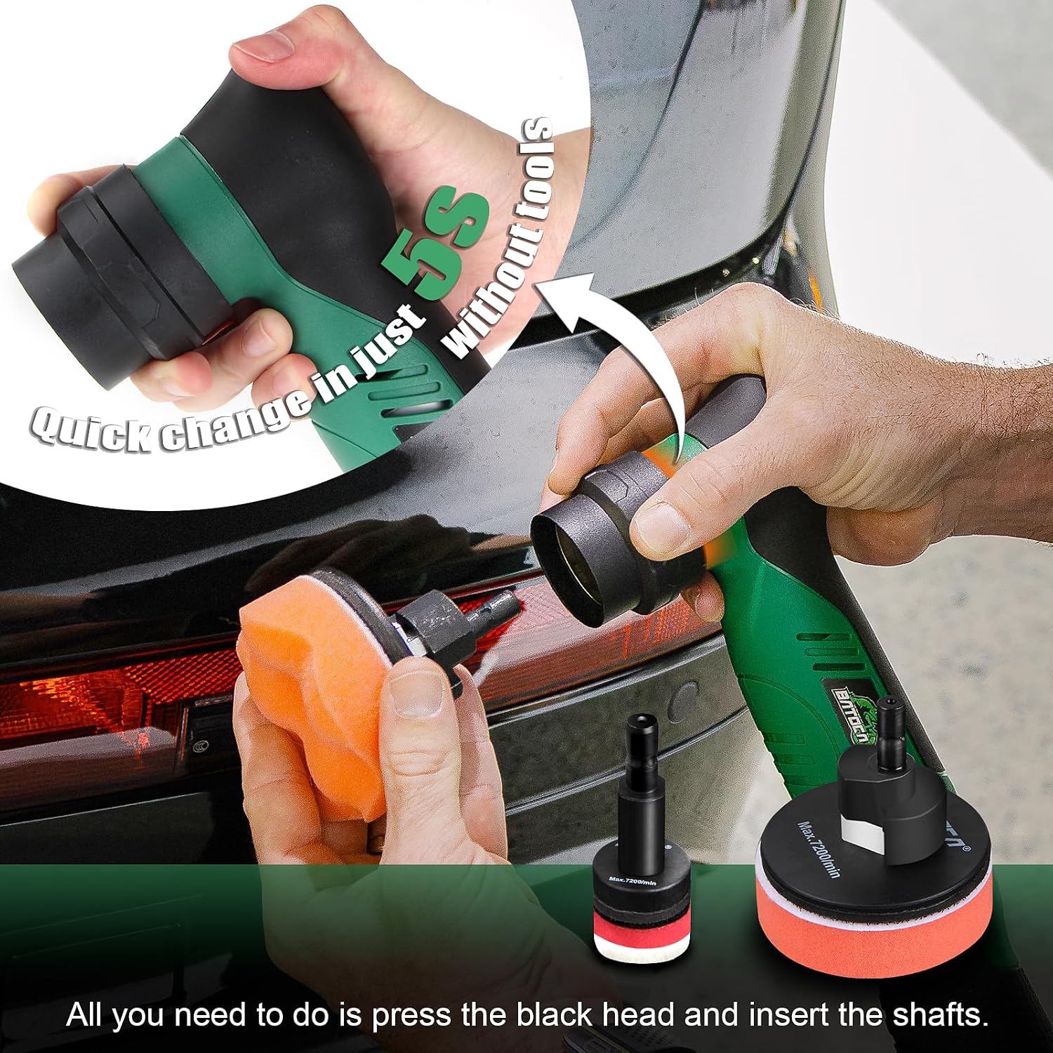 Thumbnail 6 de BATOCA S5 Cordless Mini Polisher 2000–5500RPM