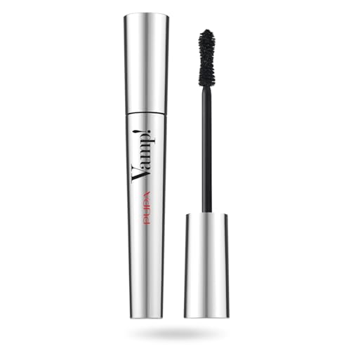 Detalle de Pupa Mascara Vamp! (Colore Extra Black) – ciglia voluminose e definite con pennello ultra slim