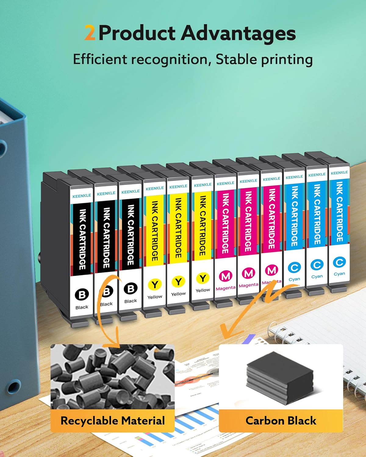 Thumbnail 3 de KEENKLE 604XL, cartouches compatibles Epson