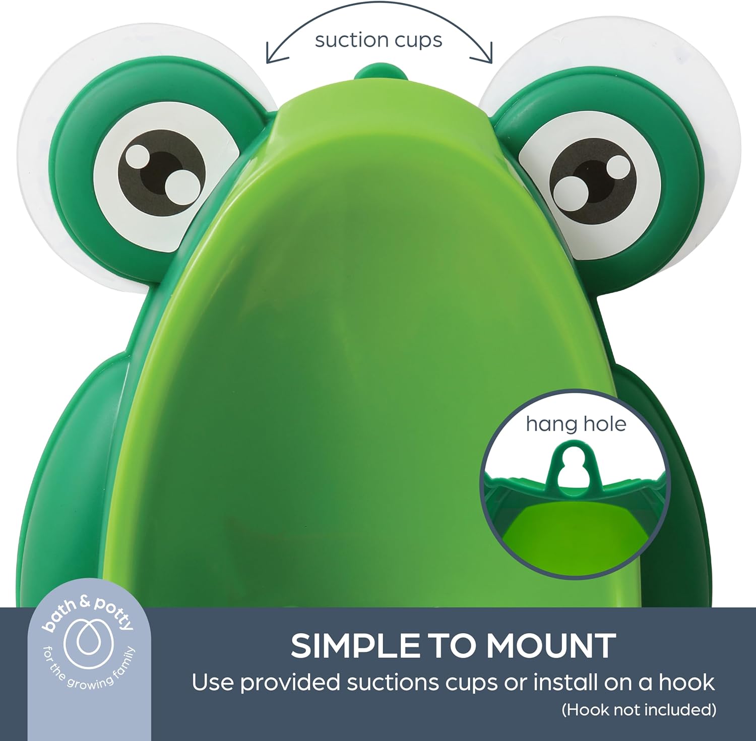 Thumbnail 3 de Dreambaby Pee-Pod Frog Urinal: A practical toddler toilet training helper