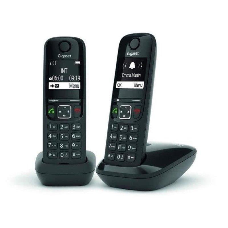 Detalle de Gigaset AS690 Duo: teléfono inalámbrico DECT con manos libres