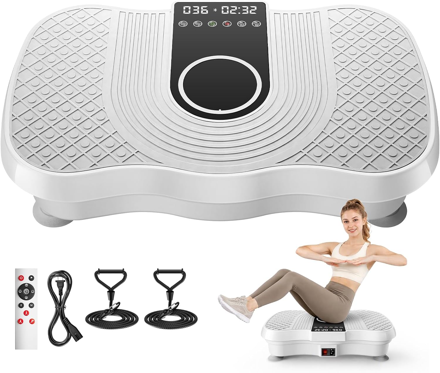Detalle de LONTEK SN-SZ09A Vibration Plate with 120 Speeds and 5 Auto Programs