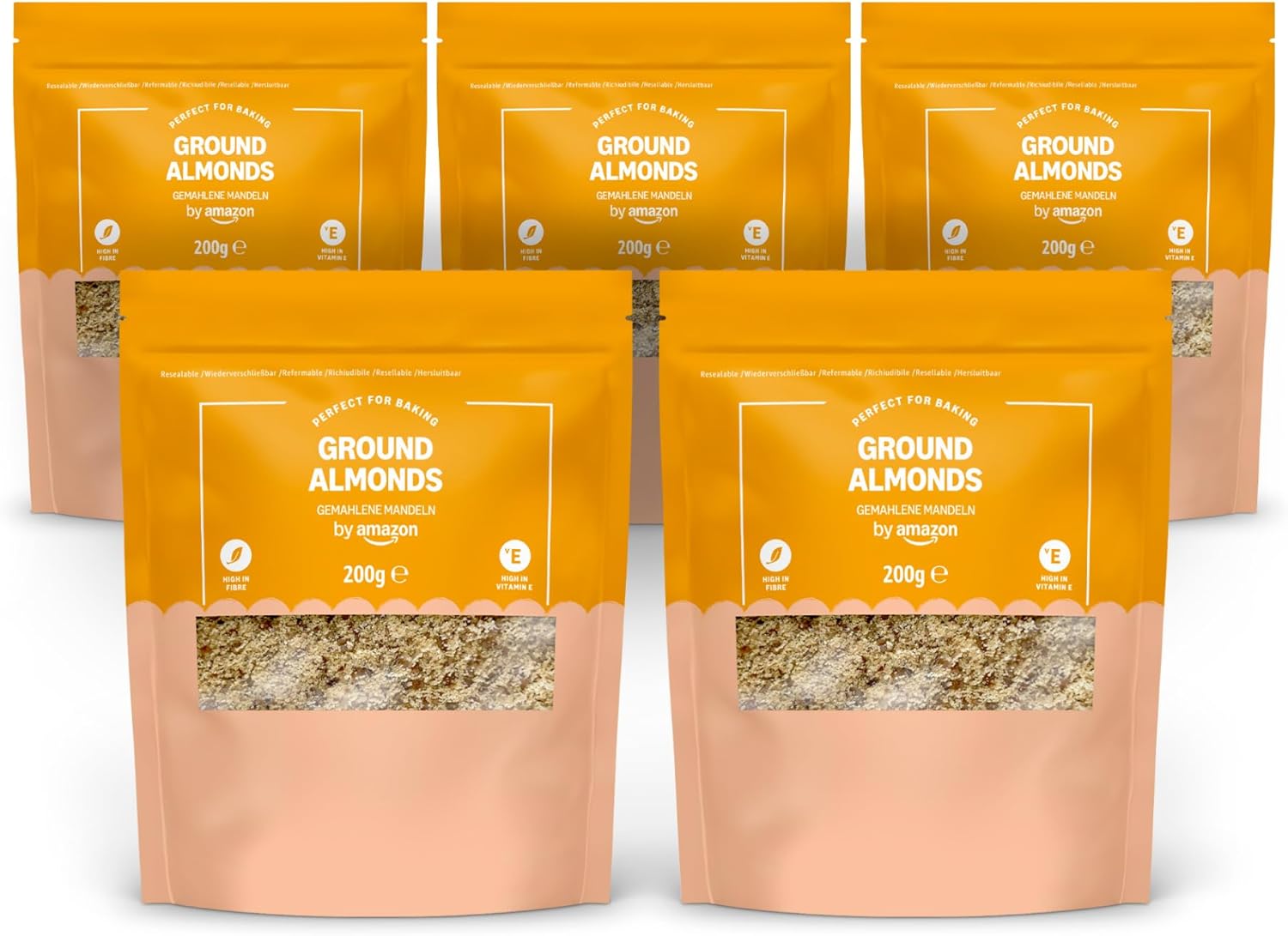 Detalle de Mandorle Macinate by Amazon — Confezione da 5 x 200 g