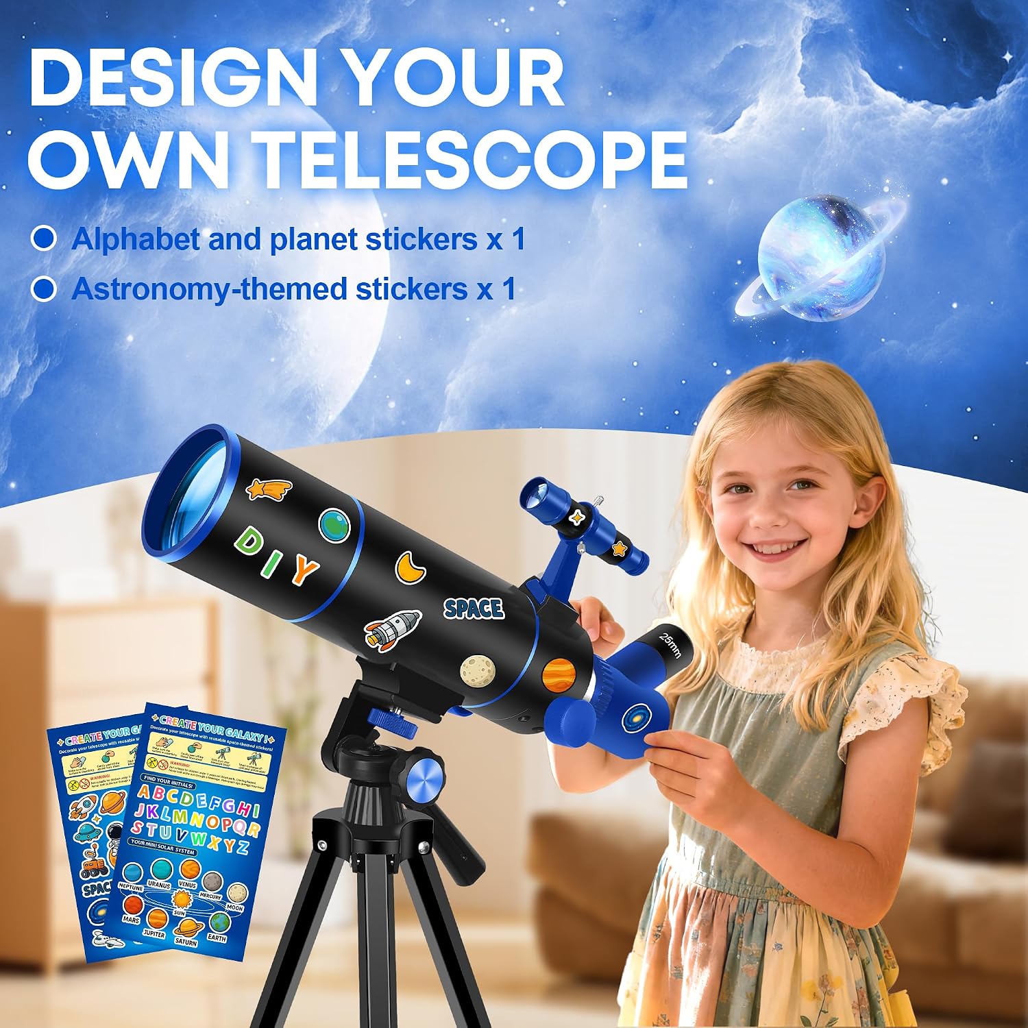 Thumbnail 3 de Dianfan Teleskop 80 mm Apertur Einsteigerteleskop 🔭