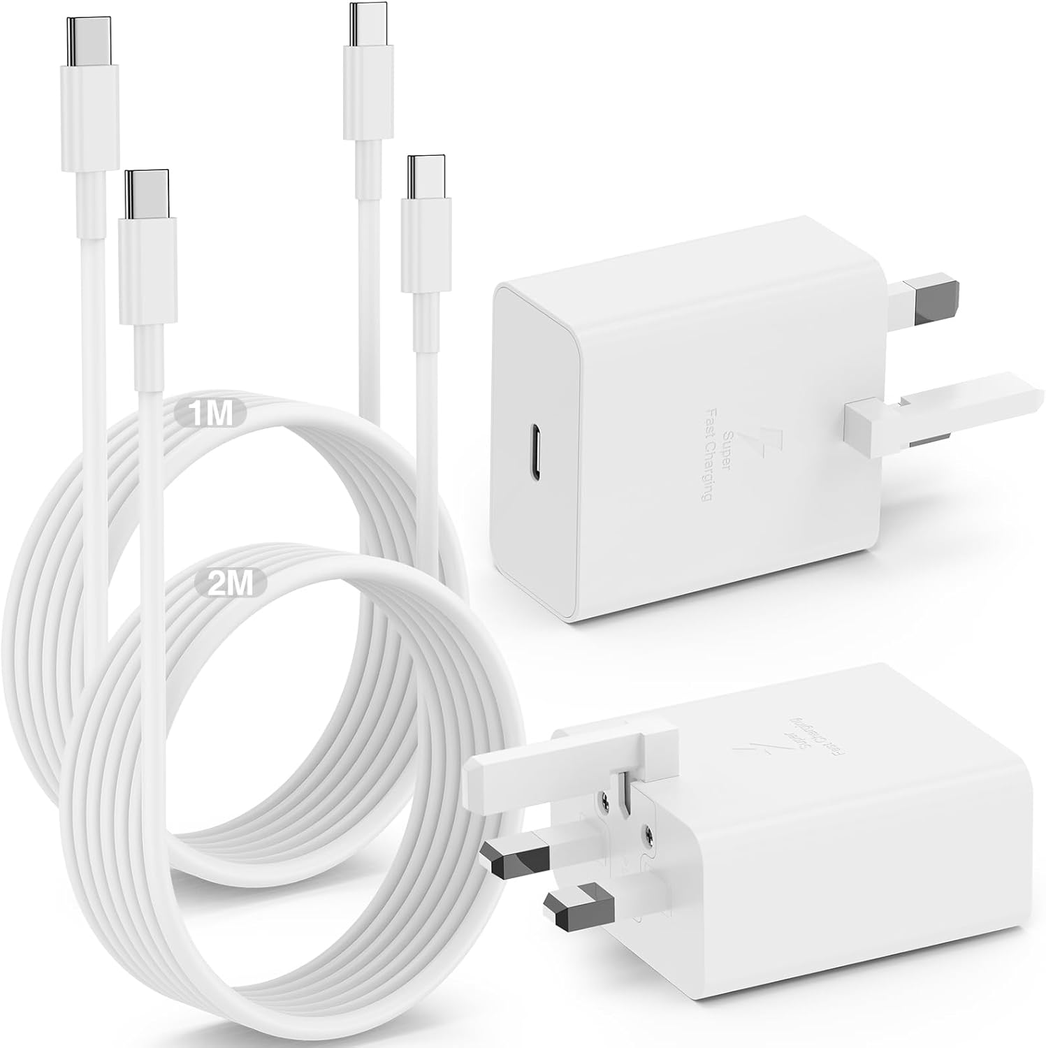 Detalle de 20W iPhone Fast Charger with 2m USB‑C to Lightning cable