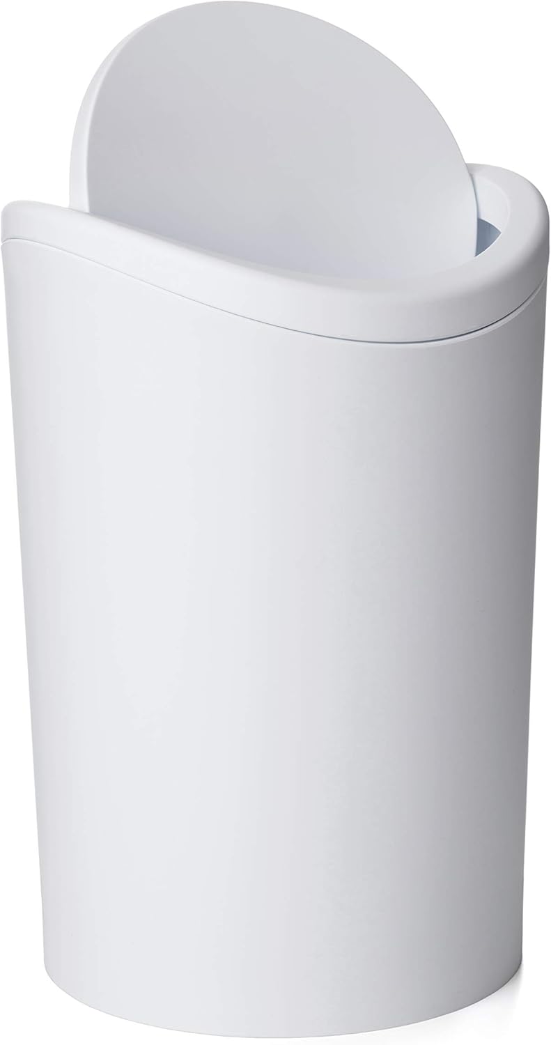 Thumbnail 2 de TATAY Poubelle Salle Bain 6L avec Couvercle Basculant – Design Compact et Moderne