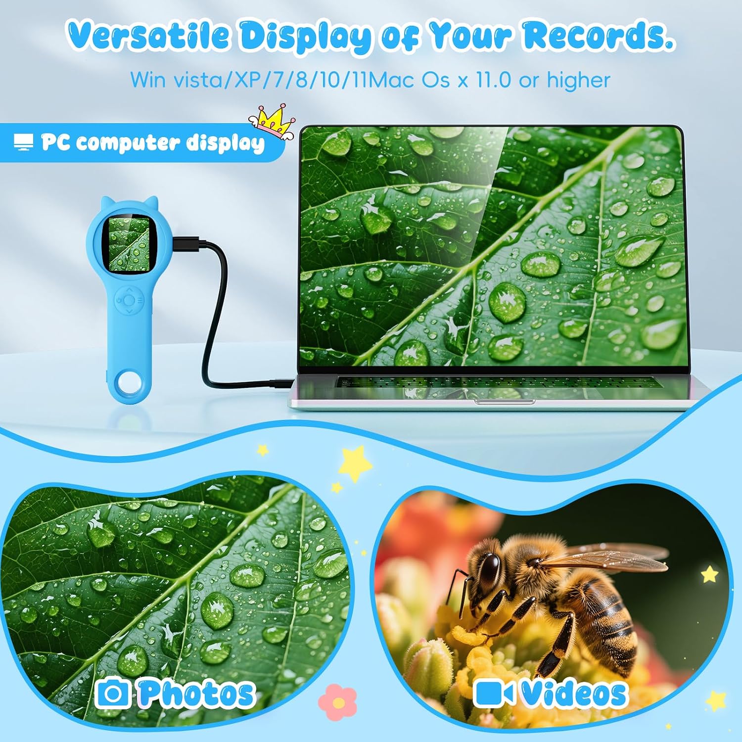 Detalle 2 de Ashfly Mini Pocket Microscope 200x
