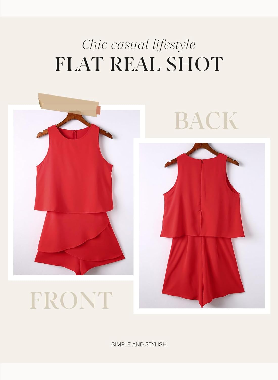 Thumbnail 3 de Dokotoo 2026 Ruffle Chiffon Sleeveless Romper