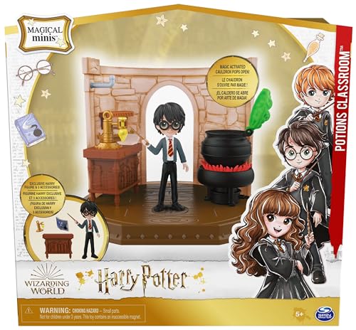 Detalle de HARRY POTTER Aula de Pociones 8 cm