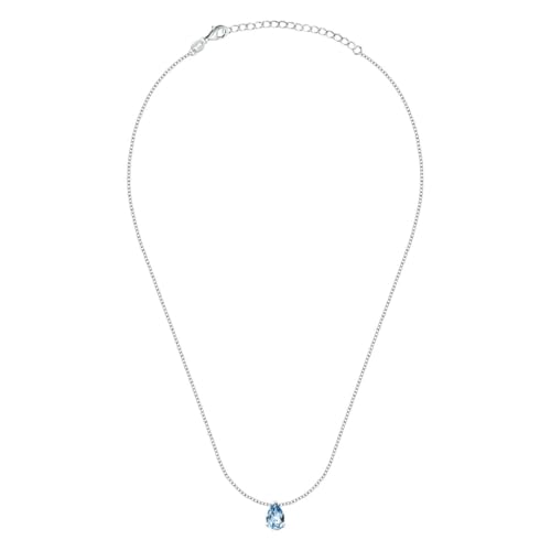 Detalle de Bluespirit Collana da donna Aurora: pendente a goccia in Argento 925 con zirconi