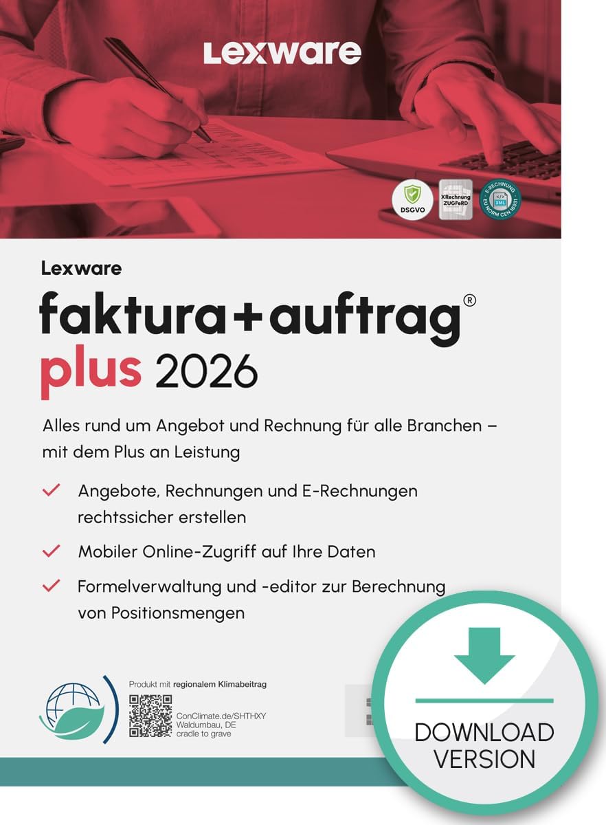 Thumbnail 6 de Lexware faktura+auftrag Standard 2026 (365 Tage) – einfache Auftrags- und Rechnungs-Software