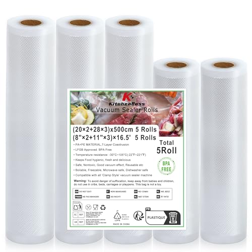 Detalle de KitchenBoss Rollos Envasadora al Vacio 28×500 cm