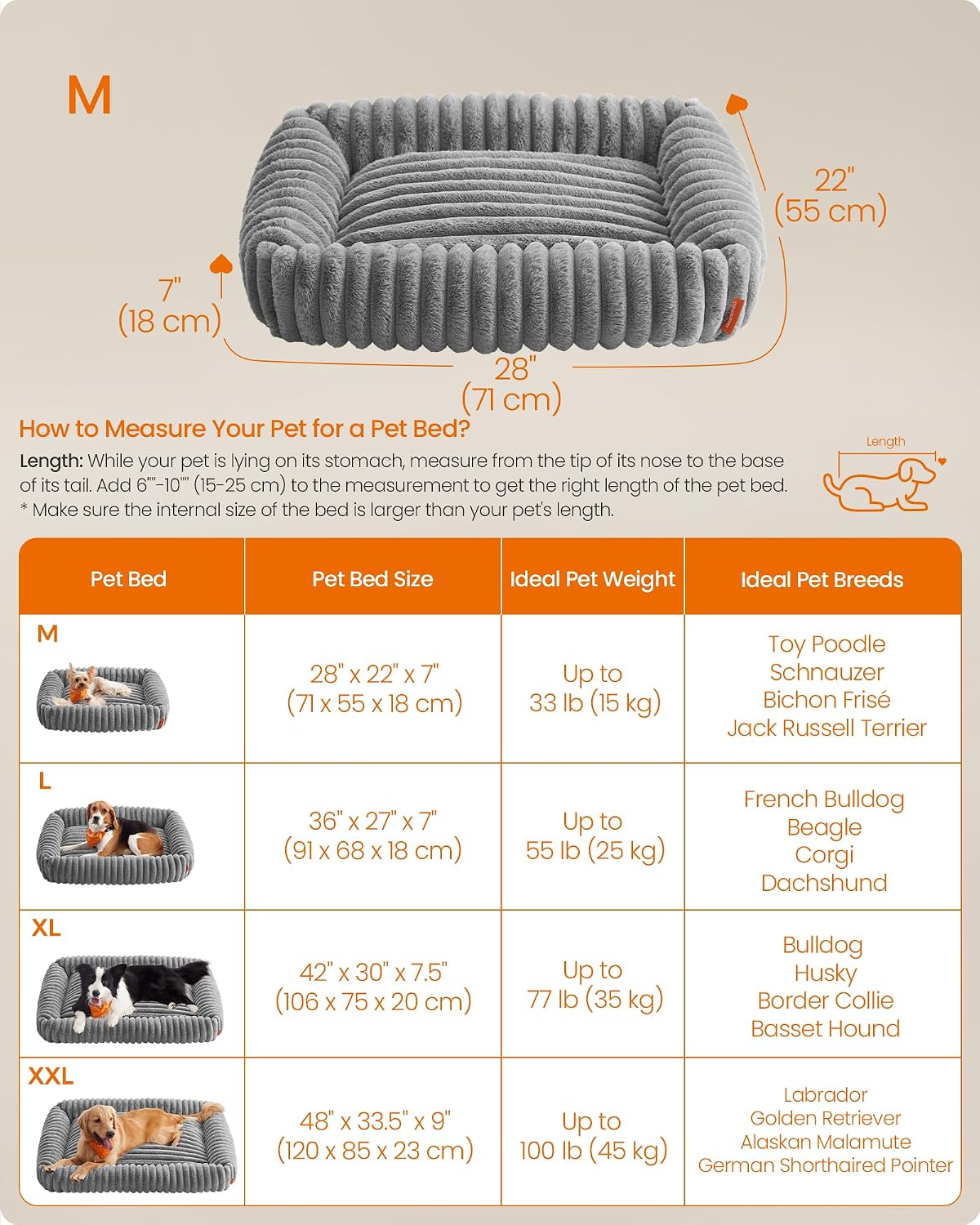 Thumbnail 5 de Feandrea Feandrea Dog Bed Medium Sofa Bed