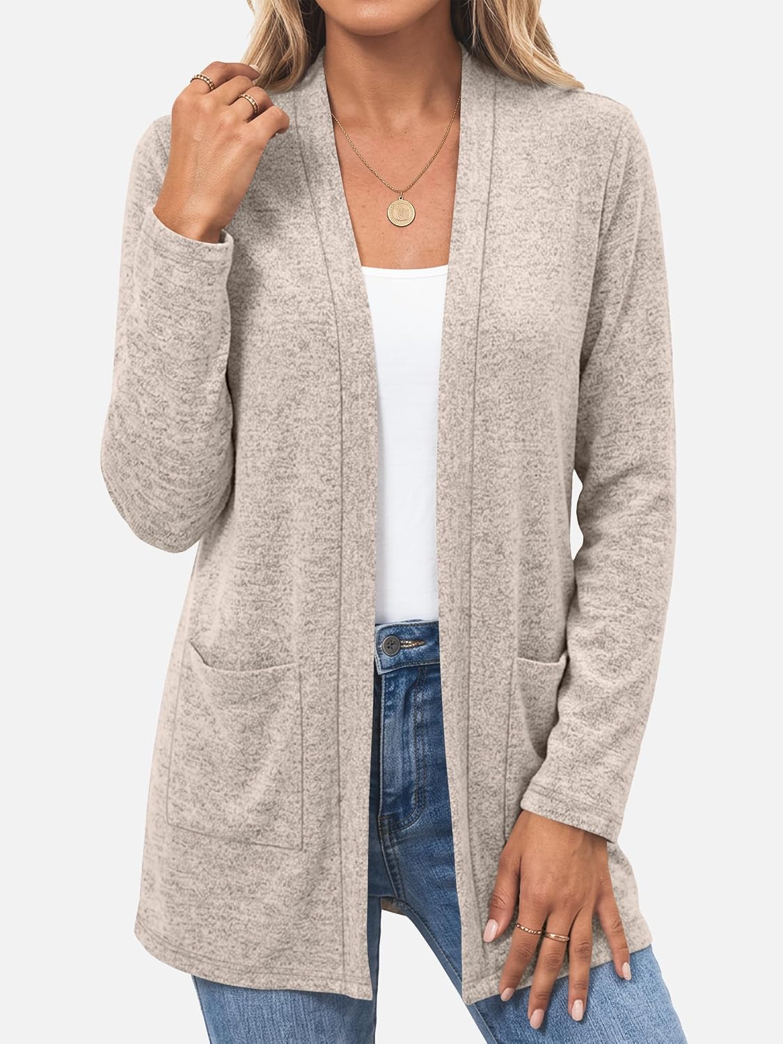 Detalle 2 de LILLUSORY Women's Cardigan, Polyester Blend