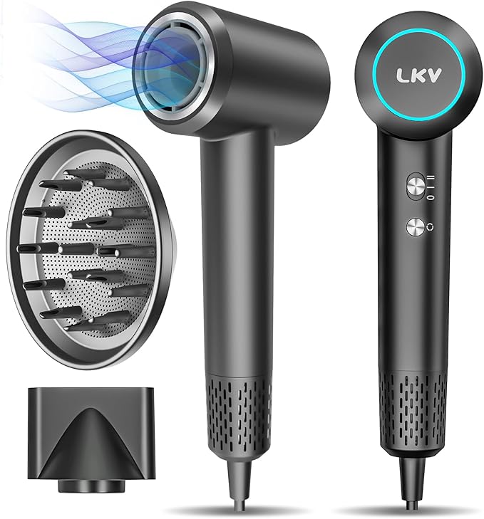 Secador iónico profesional 1500W Rápido y Silencioso 💨