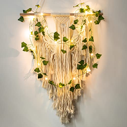Thumbnail 6 de Guirlande lumineuse Ivy A.bigwhale 2 m avec 20 LED et feuilles artificielles – décor intérieur et fête
