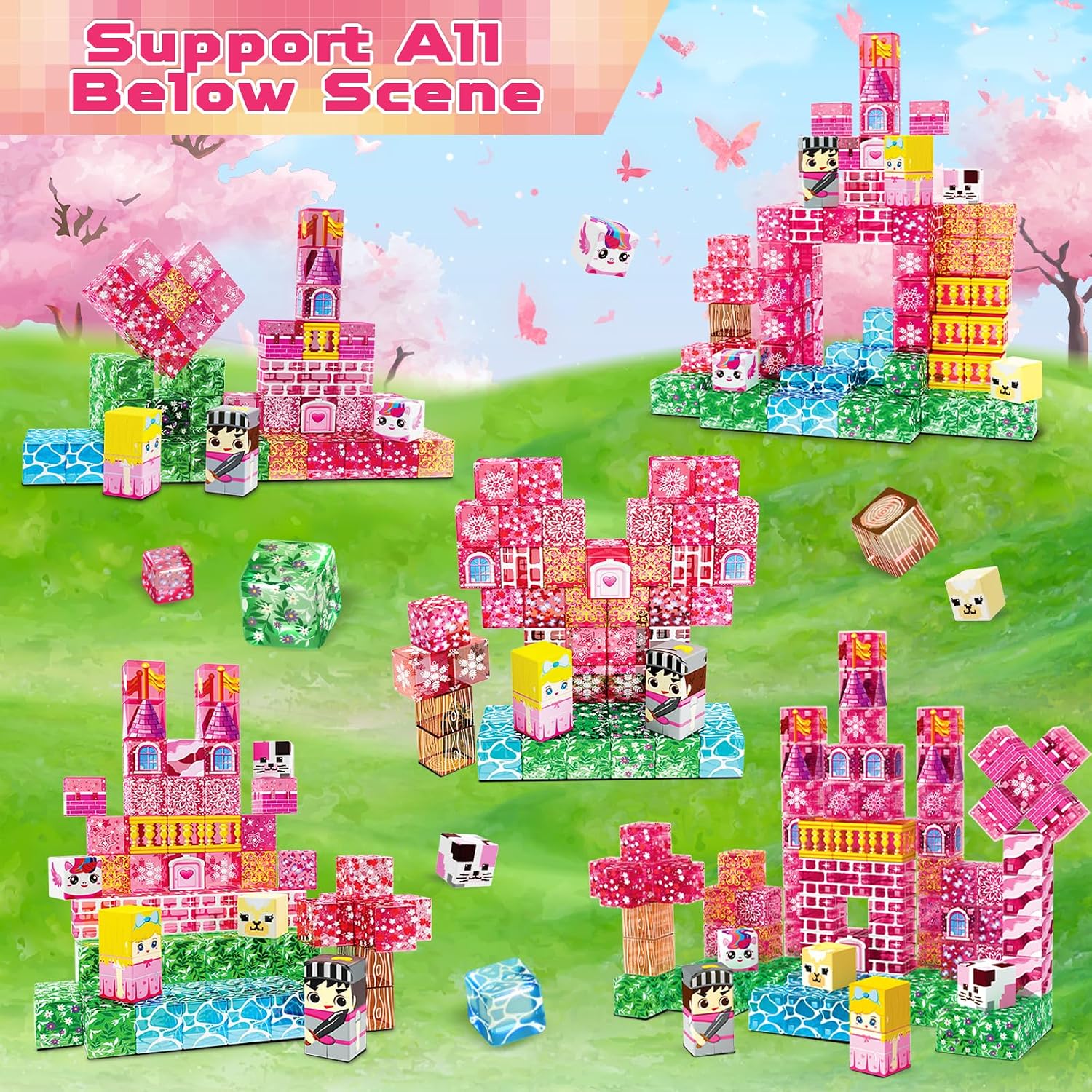 Detalle de Magnetic Blocks 100PCS magnetic building blocks