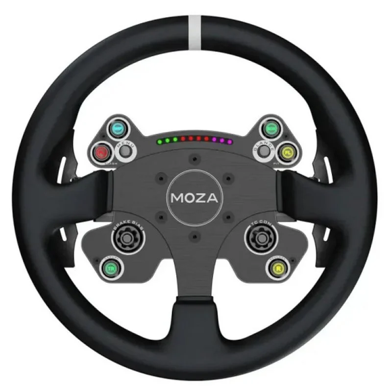 Detalle de Moza CS V2P volante de carreras