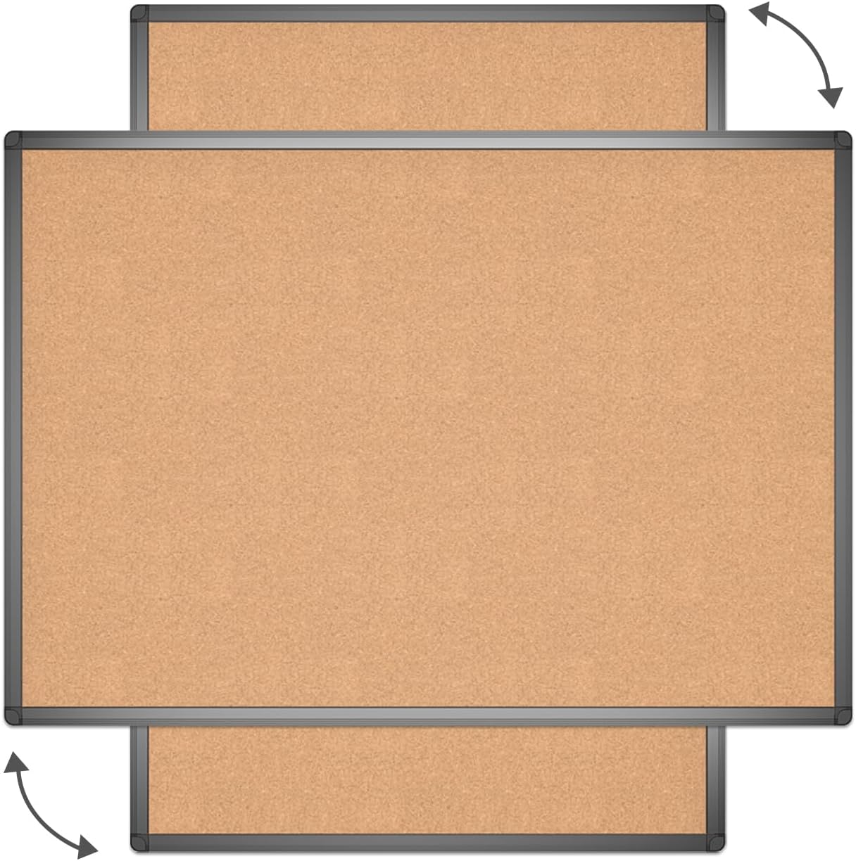 Detalle de VIZ-PRO cork notice board 90 x 60 cm