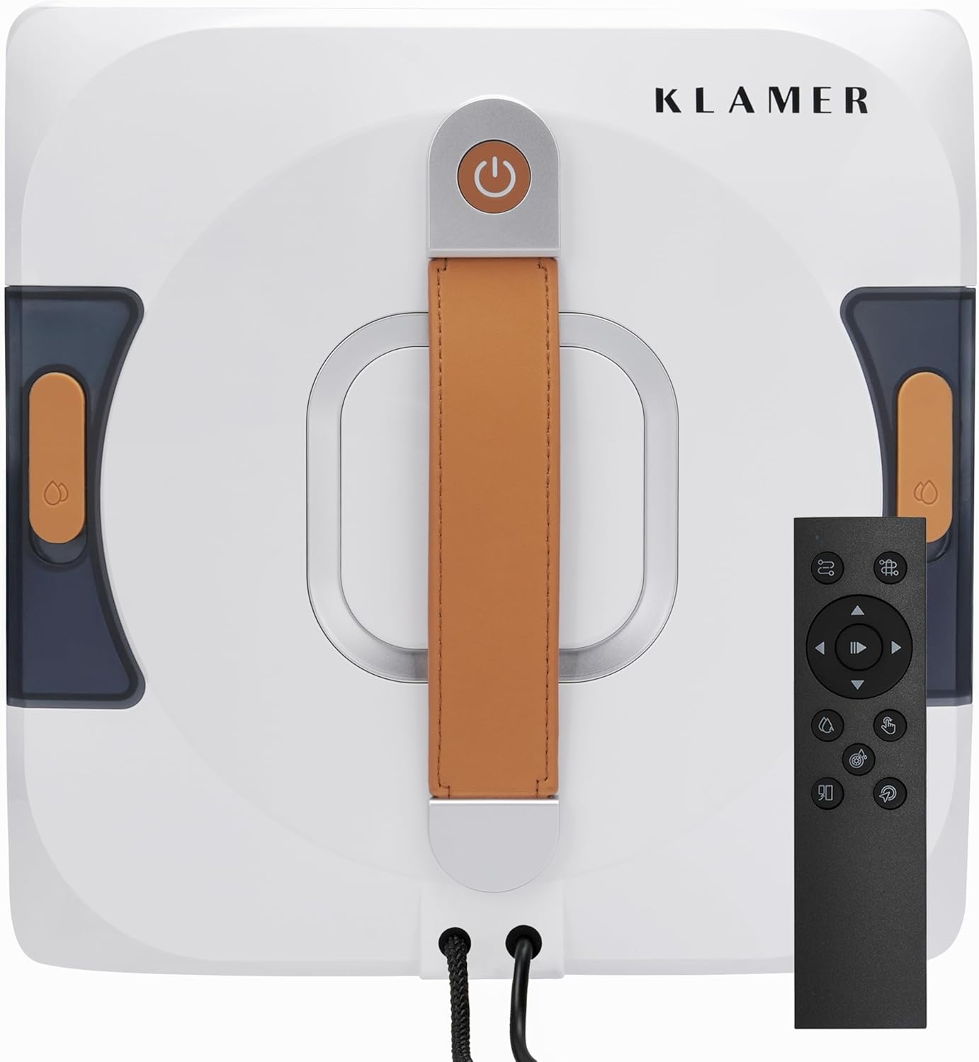 Detalle de KLAMER Fensterputzroboter 3500 Pa – automatischer Fensterreiniger mit 100 ml Doppelwassertank
