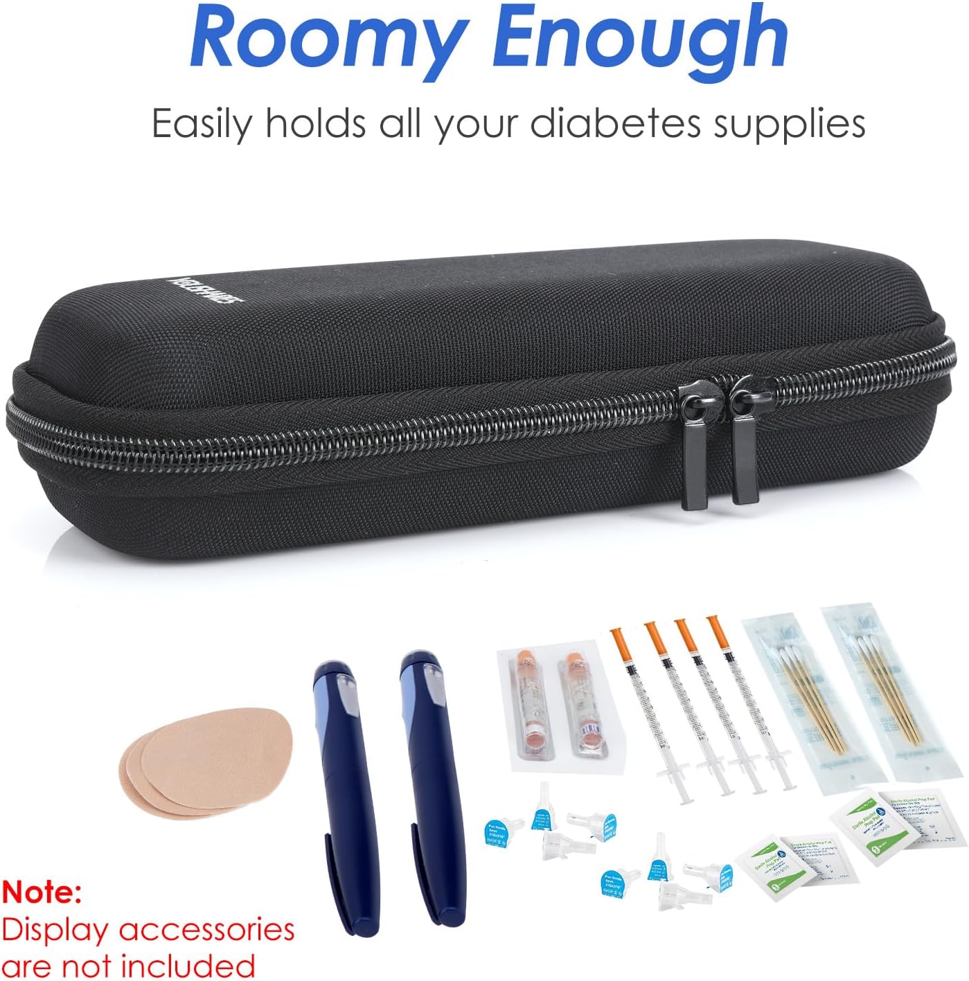 Detalle de YOUSHARES Pochette Isotherme Insuline avec Poche Glacière et Trousse de Voyage – Protection et Organisation pour Médicaments