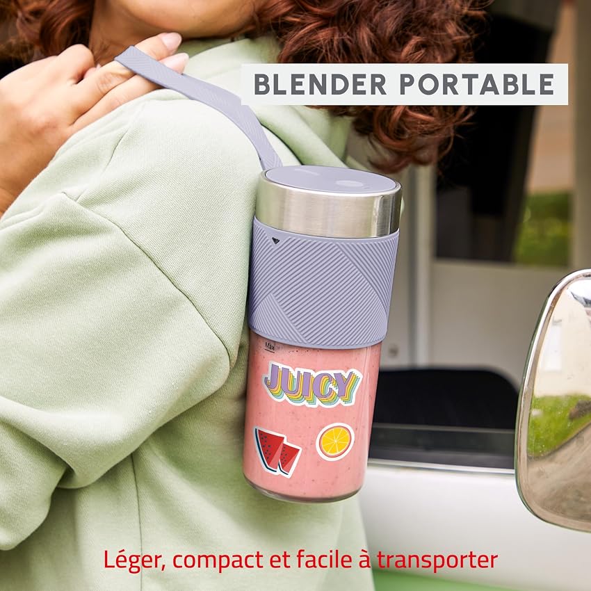 Detalle 2 de Moulinex Lightmix, blender portable 300 ml