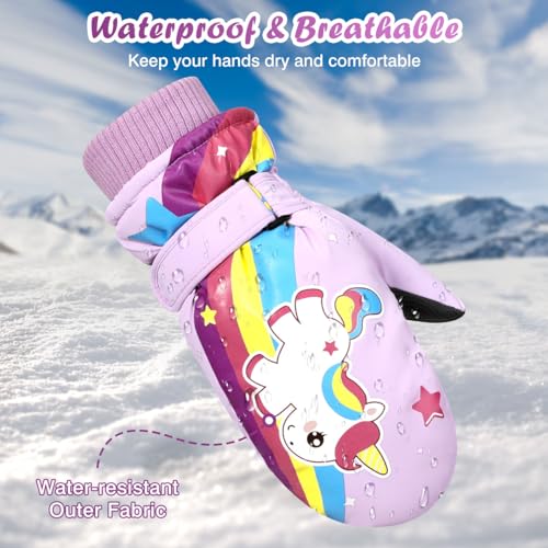 Detalle 2 de Rhino Valley Gants de Ski Enfants Moufles Imperméables