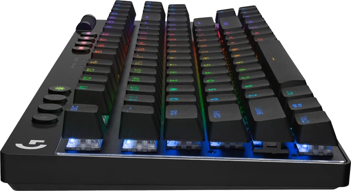 Detalle de Logitech G PRO X TKL Lightspeed – kabellose Gaming-Tastatur im kompakten TKL-Format, braune GX-Taktil-Tasten
