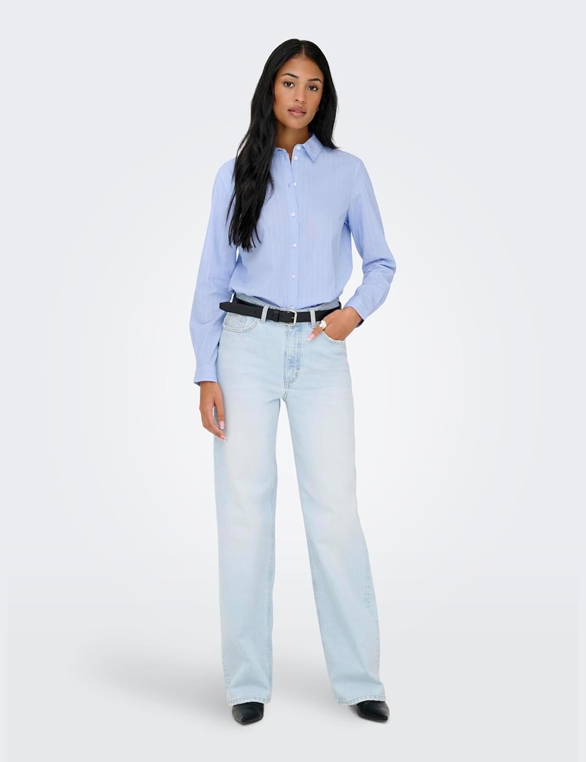 Thumbnail 1 de JDYMIO L/S Shirt Wvn Noos by Jacqueline de Yong – maglietta donna in cotone a maniche lunghe