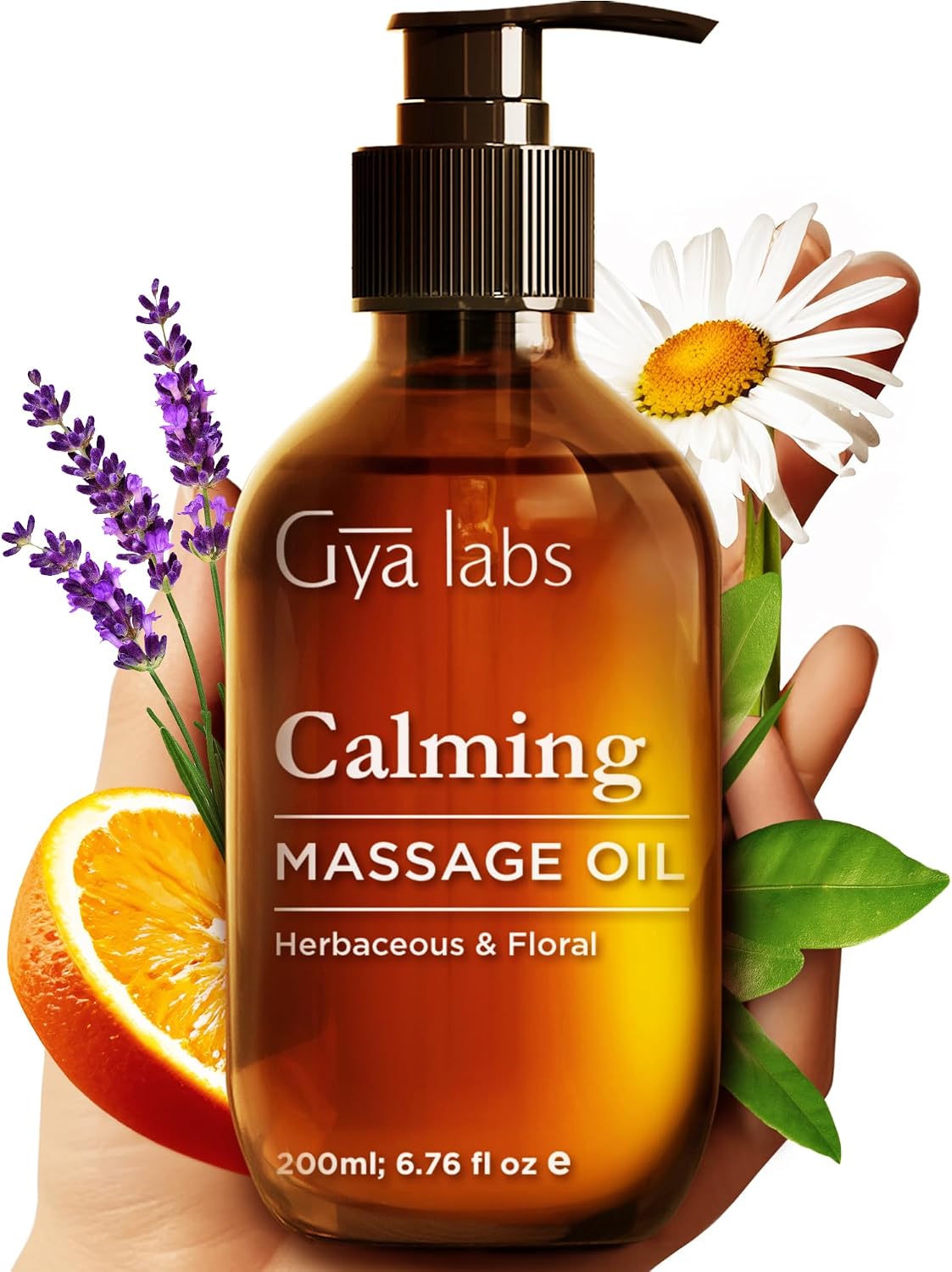 Detalle de Gya Labs Calming Massage Oil 200 ml