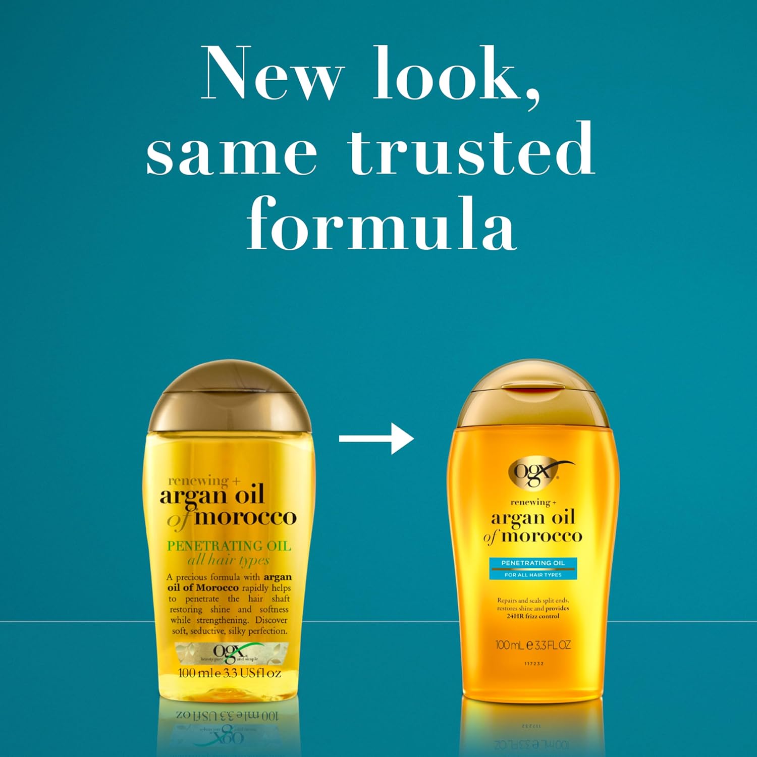 Detalle de OGX Argan Oil, Moroccan, 100% Cold-Pressed