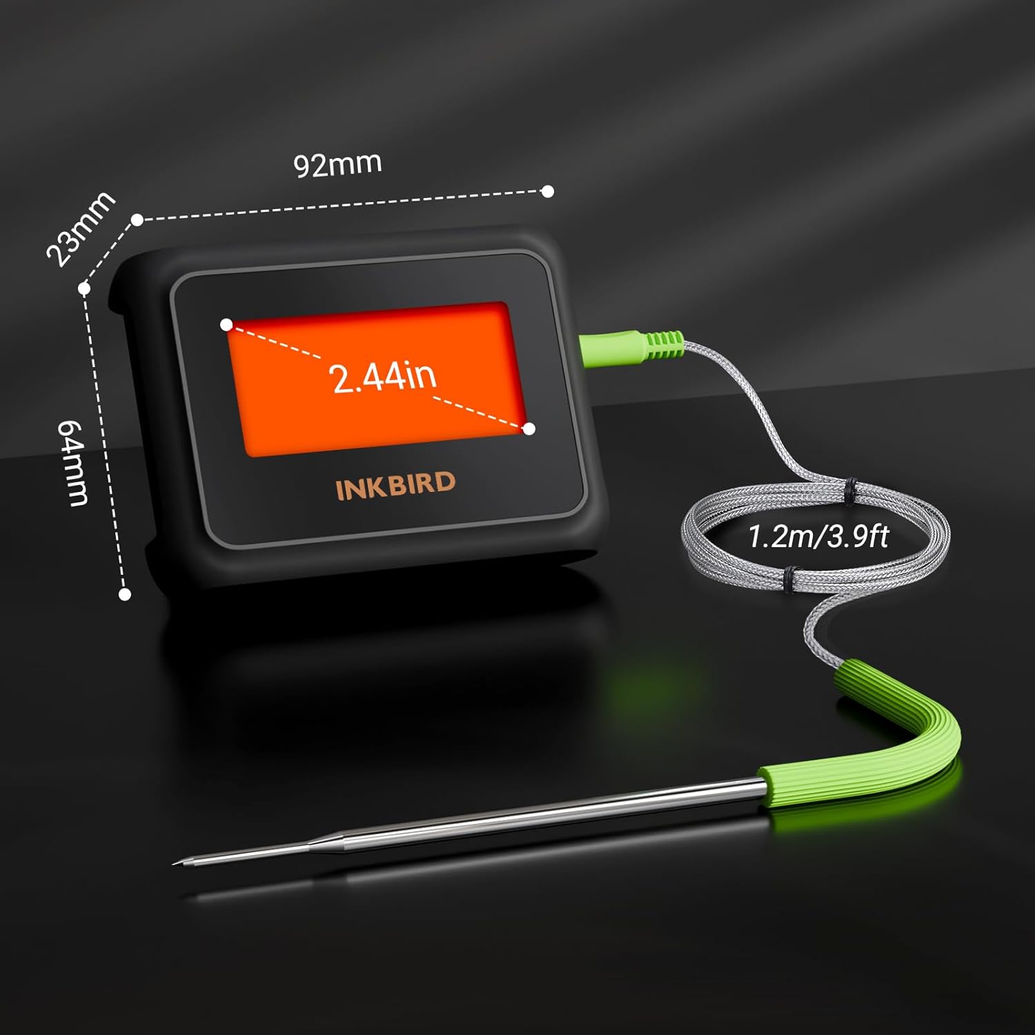 Thumbnail 1 de INKBIRD Bluetooth Termometro Cucina Digitale a Doppia Sonda con App—Temperatura, Allarmi e Timer per Forno e BBQ