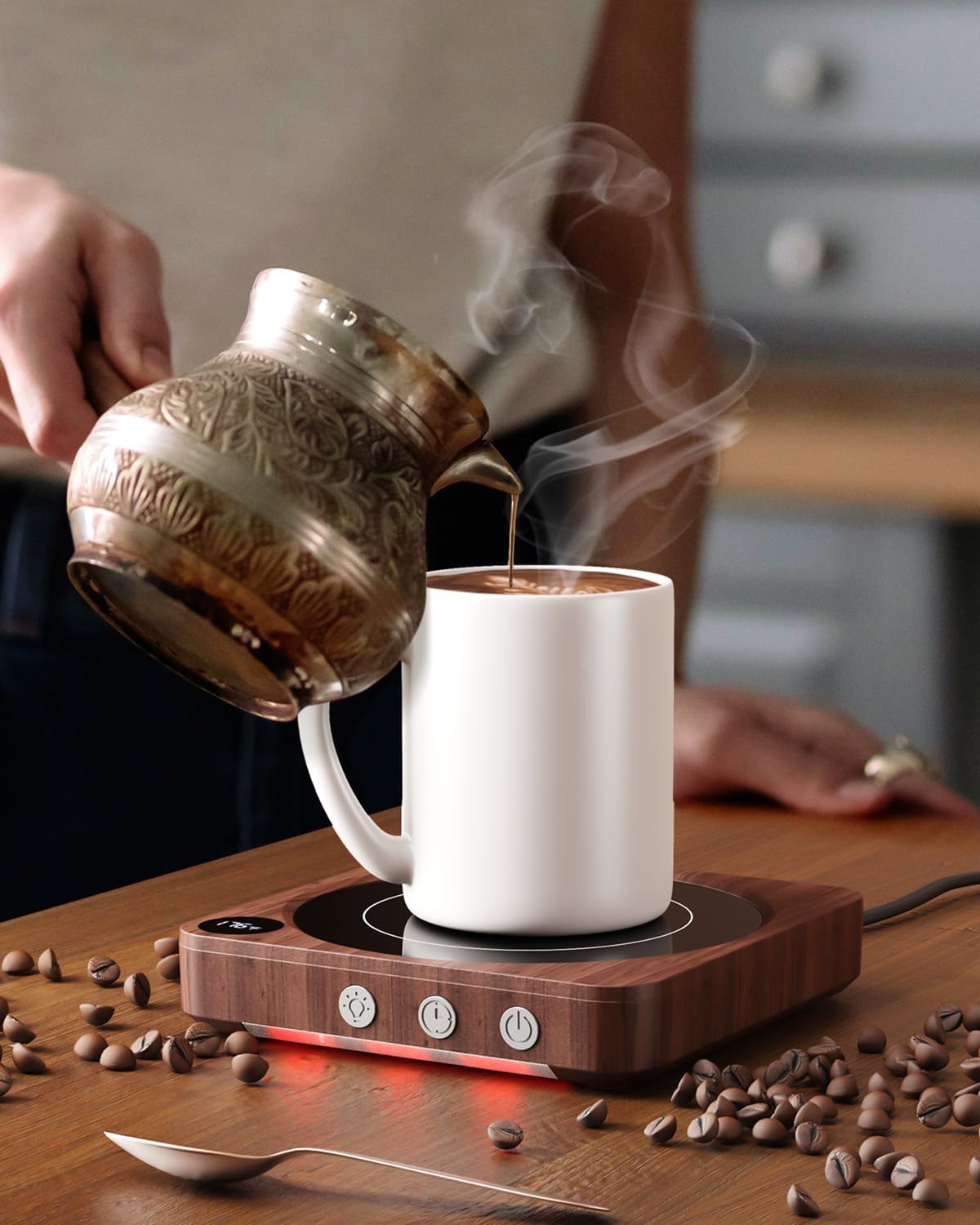 Thumbnail 6 de House Gem 36W Mug Warmer 5.2in Plate