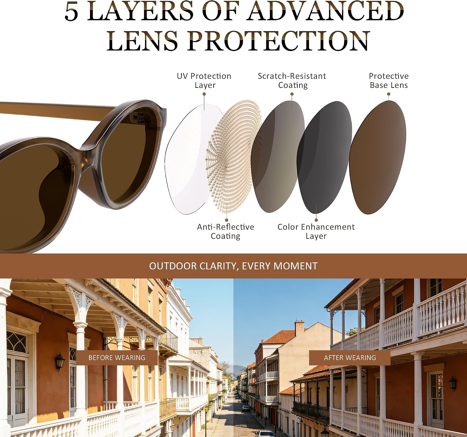 Thumbnail 6 de phikttu Women's Oval Sunglasses 53mm
