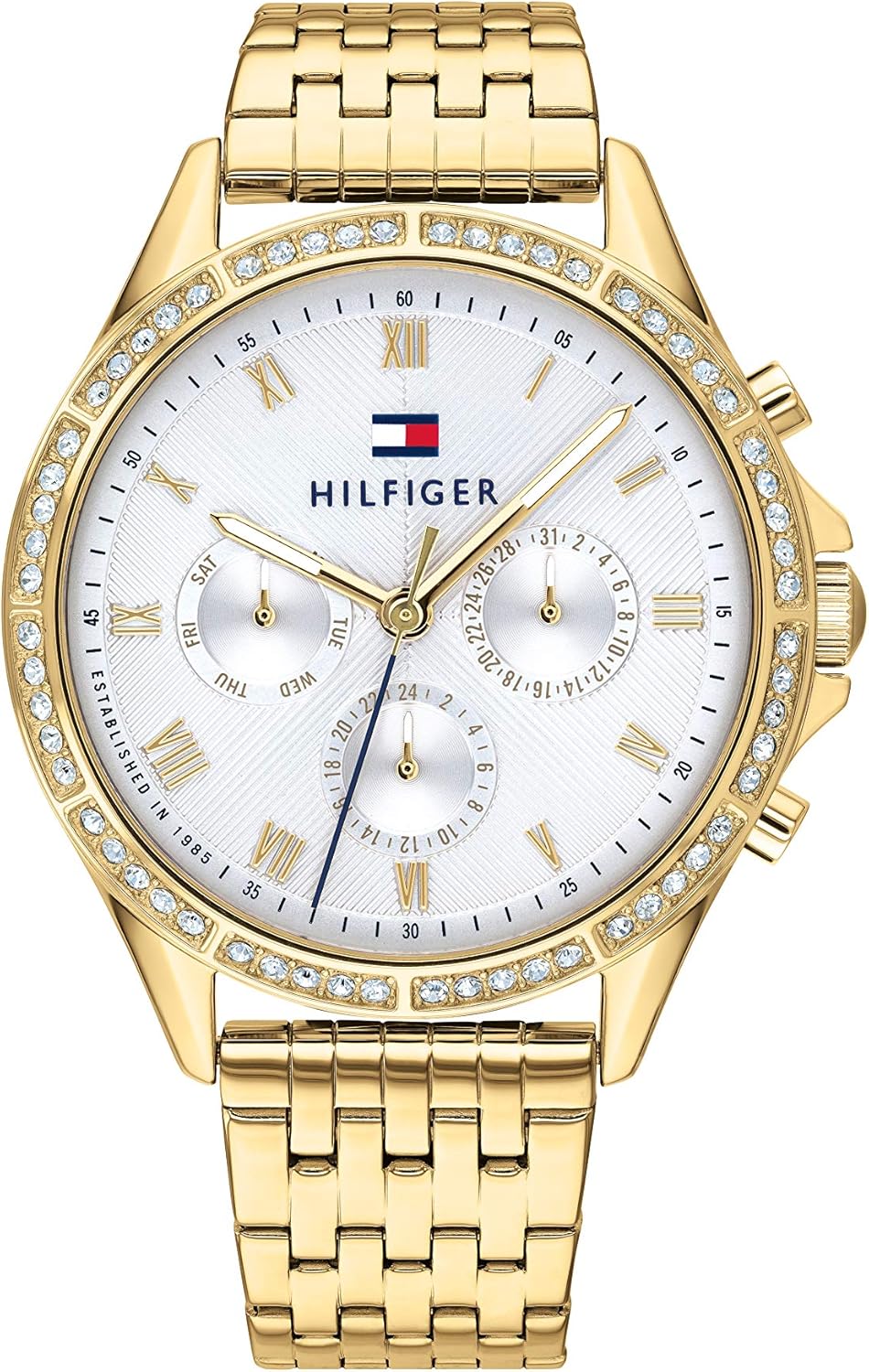 Thumbnail 3 de Tommy Hilfiger Multi-Zifferblatt Quarz-Uhr für Damen mit Edelstahlarmband (40 mm)