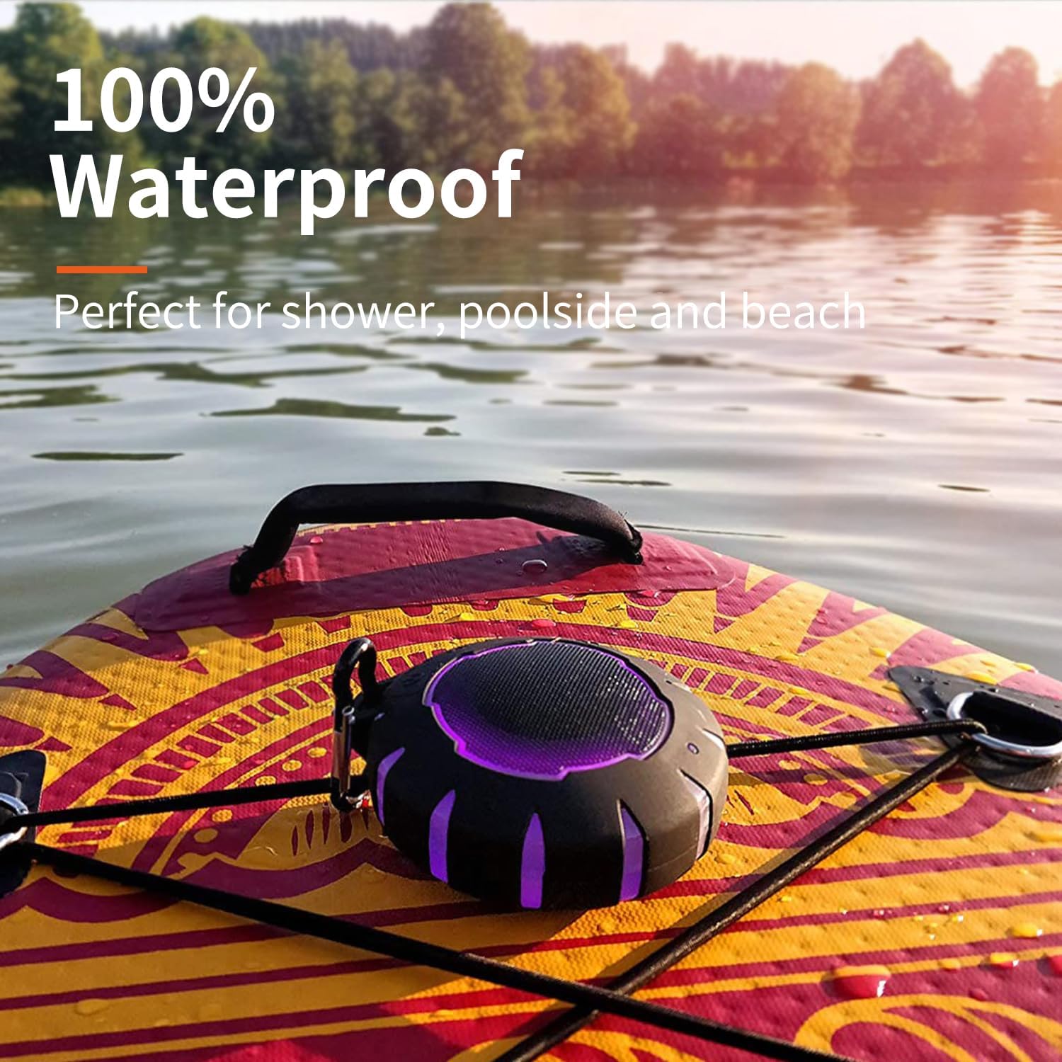 Thumbnail 4 de HEYSONG Waterproof Shower Speaker 12H