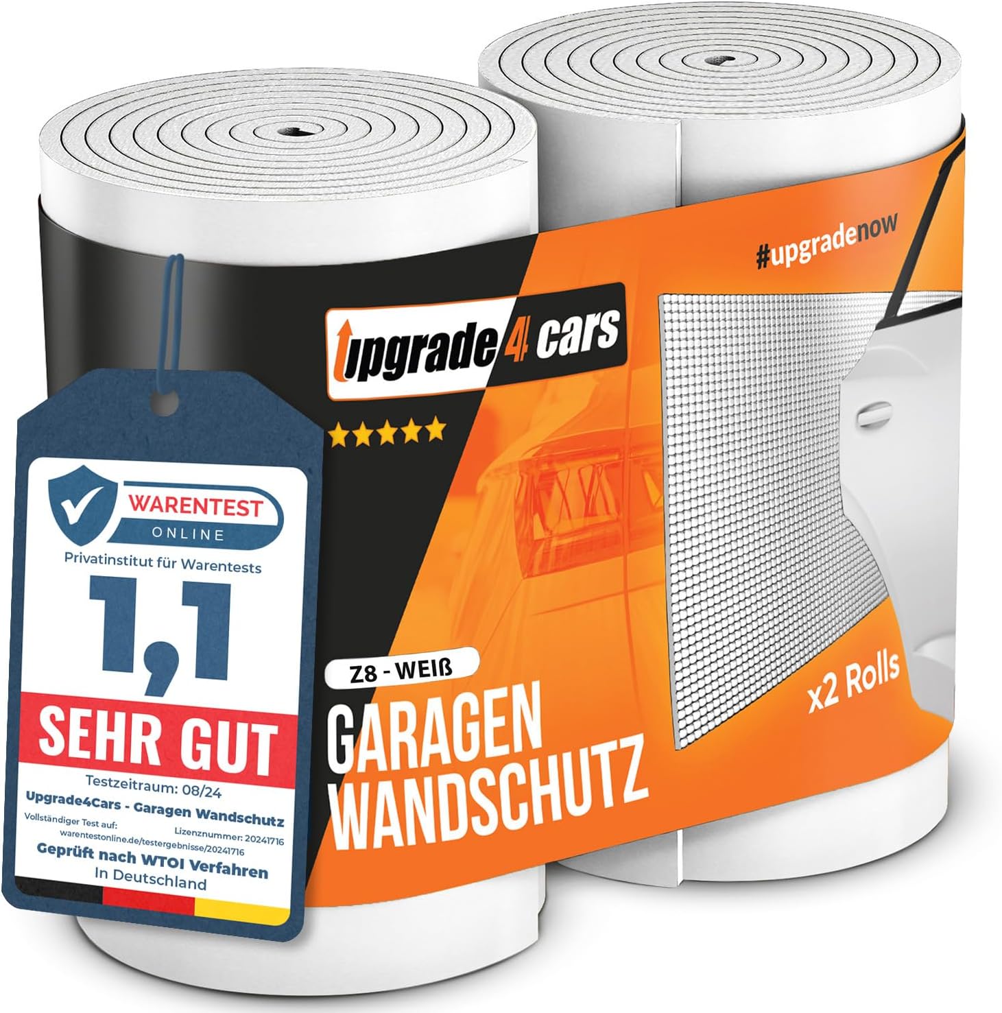 Detalle de Upgrade4cars Garagen-Wandschutz 200 x 20 cm