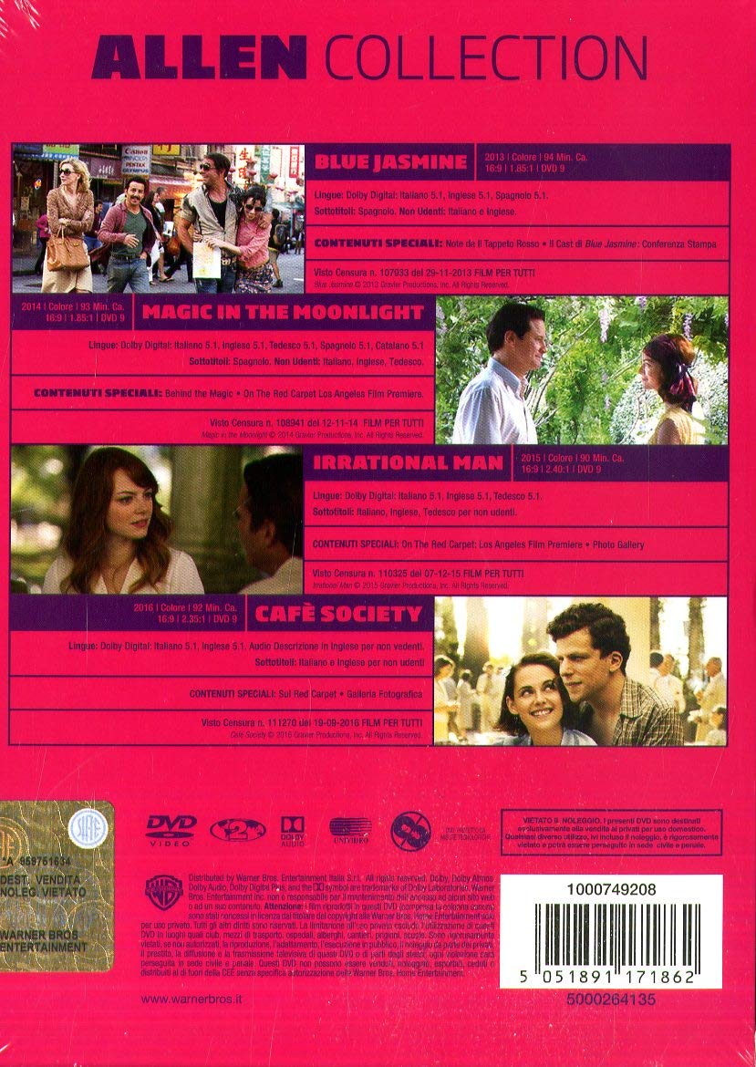 Detalle 2 de Allen Woody Collec. Box 4 DVD 🎬