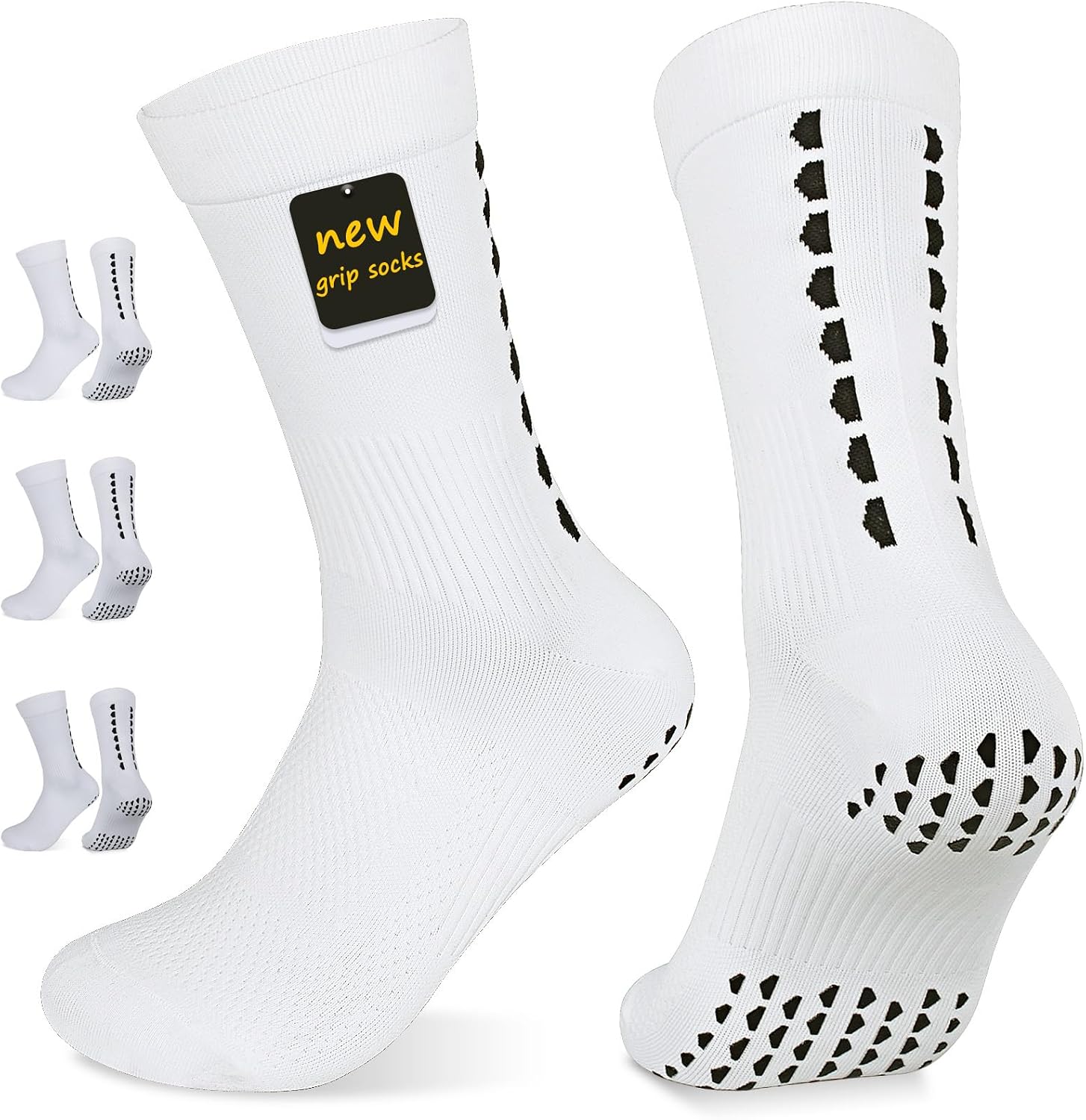 Detalle de PERMANENTLY001 Calzini antiscivolo per calcio e sport compressivi (uomo e donna)